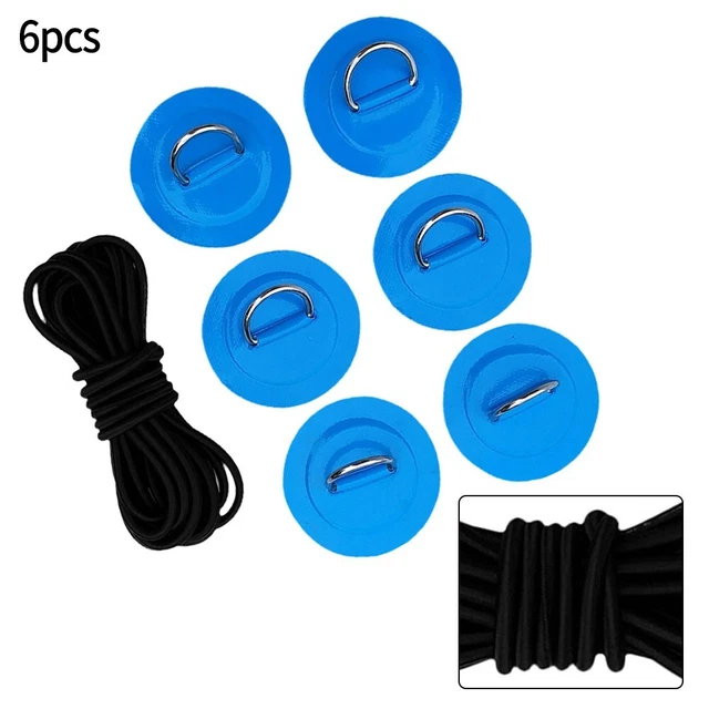 6pcs Bouchons Plastique Vis Pour Leash Planche De Surf Avec Cordon - Fixation Solide