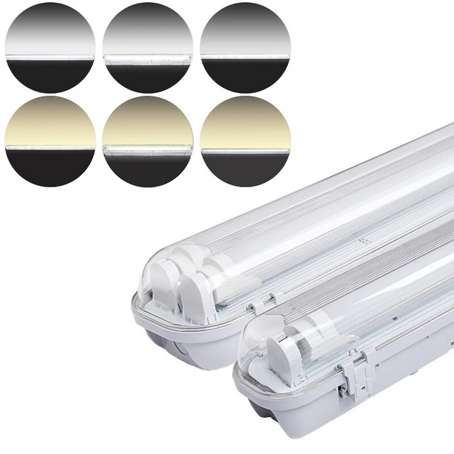 LED Feuchtraumleuchte Wannenleuchte Keller Garage 60/120/150cm - Foto 10