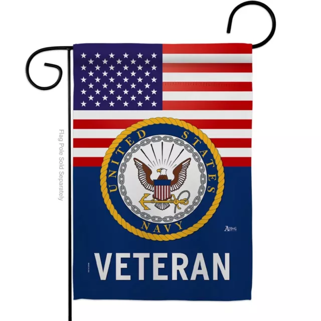 Two Group Flag US Navy Veteran Armed Forces Military USA Decor Flag w