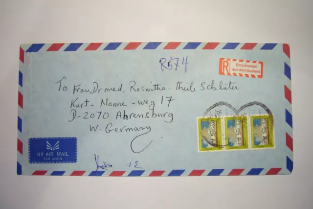 R -  Brief  Ganzsache   IRAK Luftpost