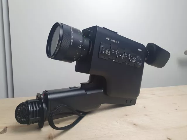 Vintage Analog Kamera - Braun Nizo Integral 6 Filmkamera - Super 8