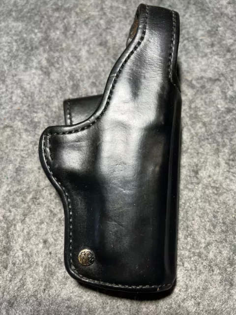 Don Hume H738 SH L No. 30-4 1/4" Black Leather Holster