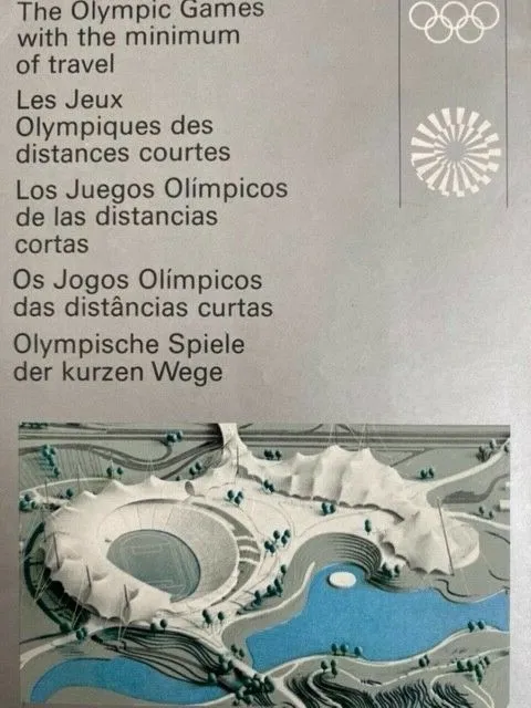 Informationsflyer - Olympische Spiele München 1972 - Otl Aicher