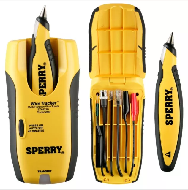 Sperry Instruments Wire Tracer Tracker; Includes Transmitter & Receiver ET64220
