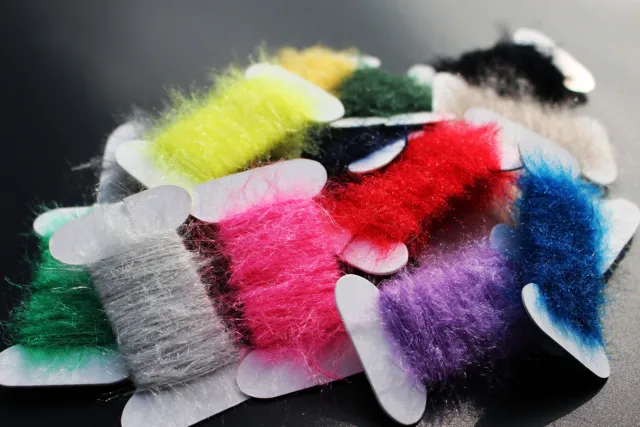 17 colors Ice Dubbing Sparkle Yarn Nymph Bugs Scud flies Body Fly Tying Material