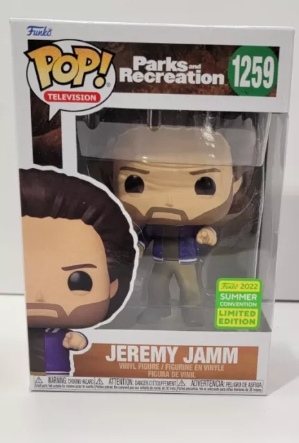 Funko Pop! Jeremy Jamm 1259 SDCC Parks And Recreation Exclusive #1259