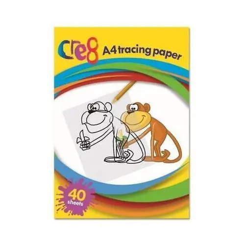 A4 40 Sheets Tracing Paper Pad - Arts Crafts Colours Drawing Children Creative