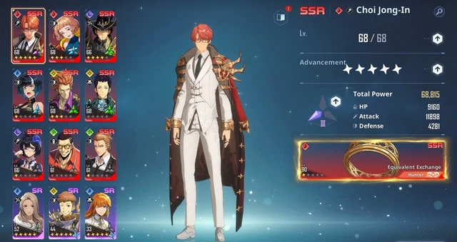 COMPTE SOLO LEVELLING arise ( All SSR ) More information on pictures ...