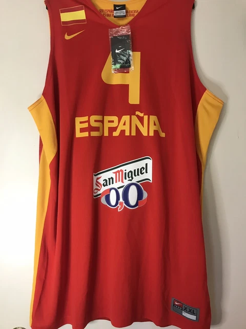 Nike Spain Espana Basketball NAVARRO 7 Jersey FIBA , M , BNWT