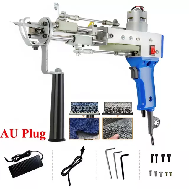 2In1 Tufting Gun Cut and Loop Pile Electric Carpet Rug Weaving Knitting Machine