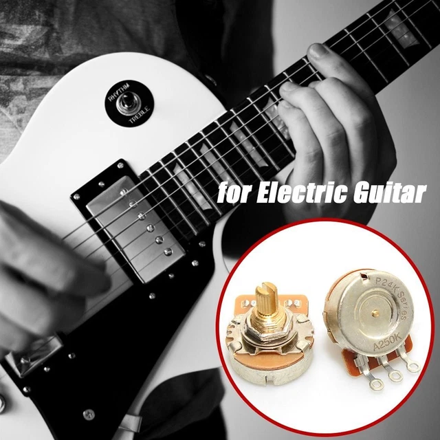 Potentiomètre d'arbre de cuivre Potentiomètres Guitare En Laiton 3/8 "Fileté