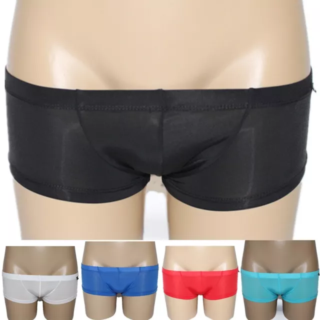 Uomo Mini Bikini Tanga Vita Bassa Sexy Slip Boxer Intimo Comodo Traspiranti