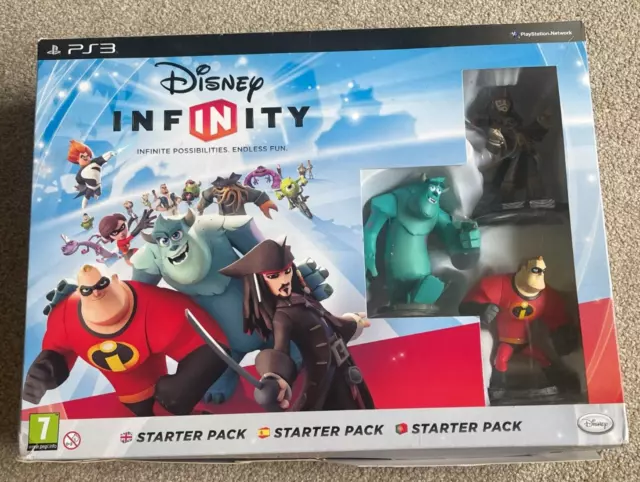 PS3 DISNEY INFINITY STARTER PACK +eventuali 2 giochi LEGGI DESCRIZIONE