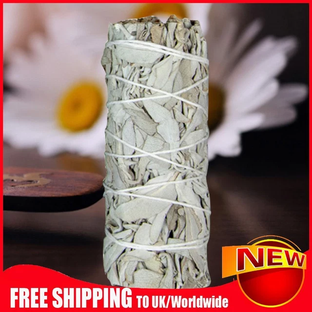 3PCS White Sage Bundles Indoor Purification Fragrance for Yoga Home (10 5cm C)