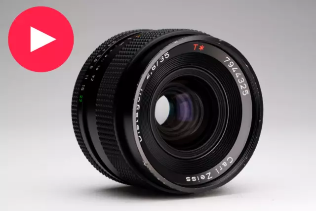 Mit Video! Letzte MMJ Produktionsserie 1996 Contax Carl Zeiss - 35mm f2.8 - C/Y