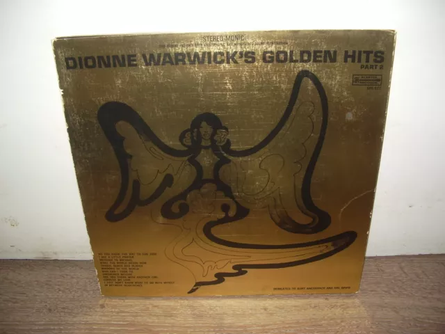Dionne Warwick - Golden Hits Part 2 Scepter Records - SPS 577 1970 US LP SOUL