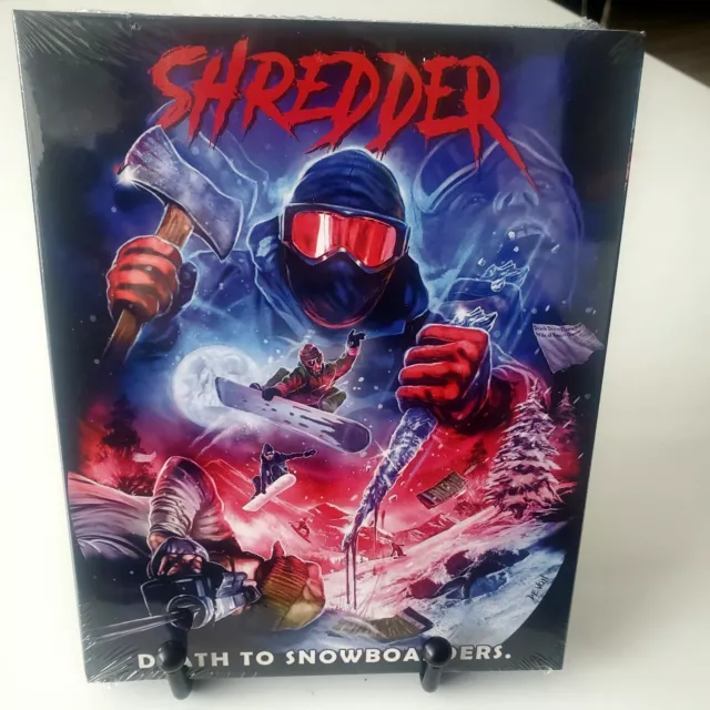 Shredder (2001) Blu-ray w/ Slipcover Snowboarder Slasher Horror NEW SEALED