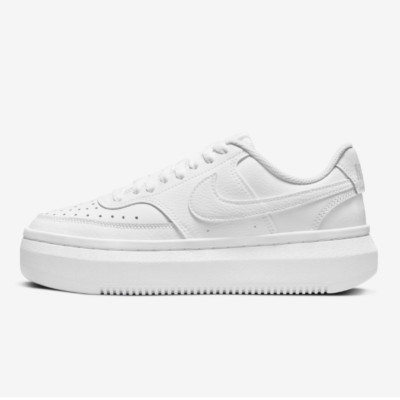 WOMEN'S NIKE COURT Vision Alta Casual Shoes Triple Whit Size 7.5 Dm0113 100 $84.99 - PicClick