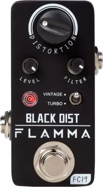 FC19 Distortion Pedal Electric Guitar Effects Pedal with Warm Vintage Tone True