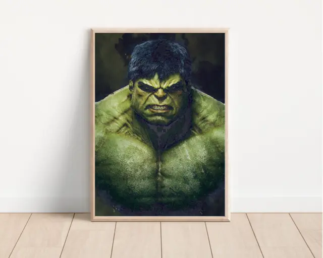 Marvel Hulk Wall Art Home Poster Print Movie DC Comic A3 A4