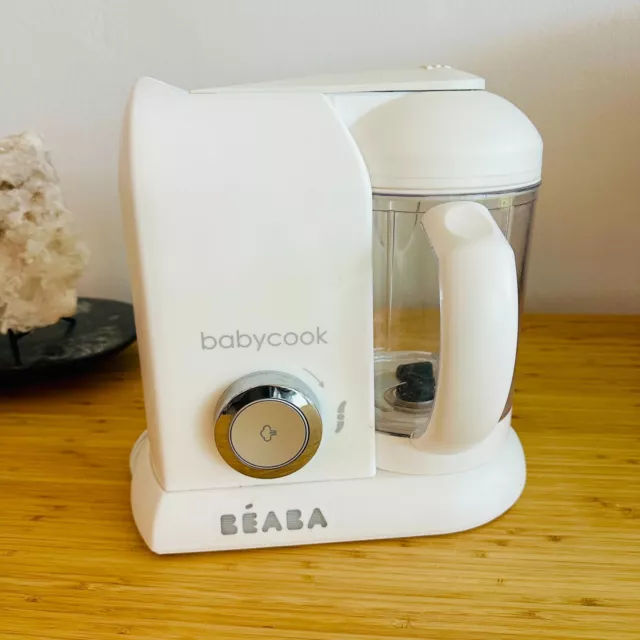 Fabricante de alimentos para bebés - BEABA Babycook 4 en 1 + procesador de alimentos para bebés + cocina a vapor