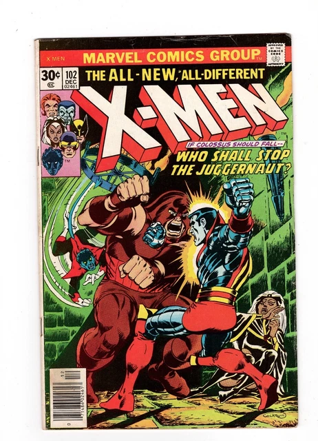 Uncanny X-Men #102, VG/FN 5.0, Wolverine, Juggernaut, Storm, Black Tom