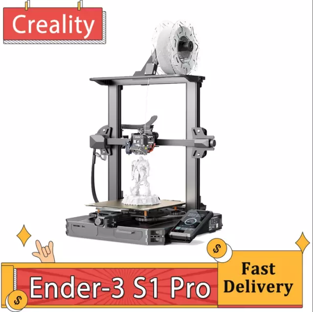 Official Creality Ender 3 S1 Pro 3D Printer with 300℃ High-Temp Nozzle, CR Touch