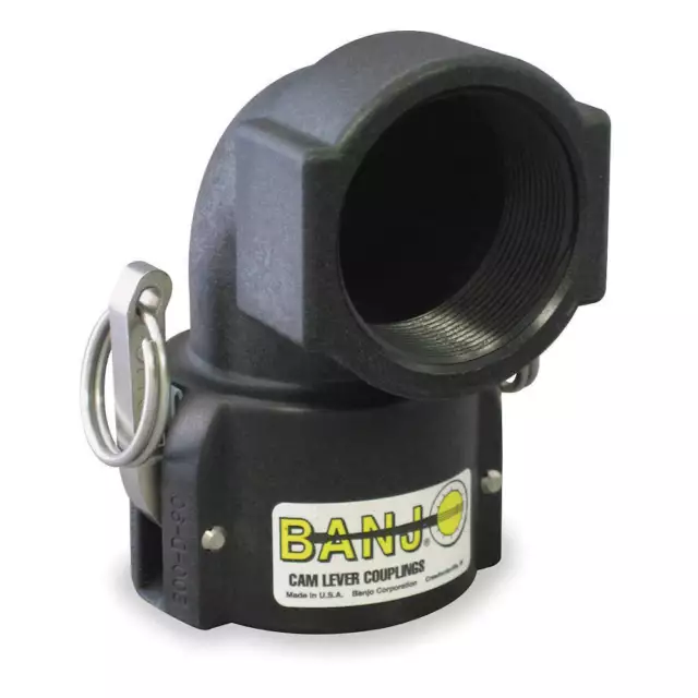 BANJO 200D90 Cam and Groove Coupling,2",Polypropylene