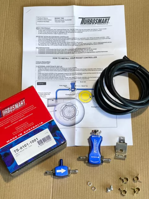 Regolatore controller turbosmart manuale turbo boost blu TS-0101-1001 + accessori