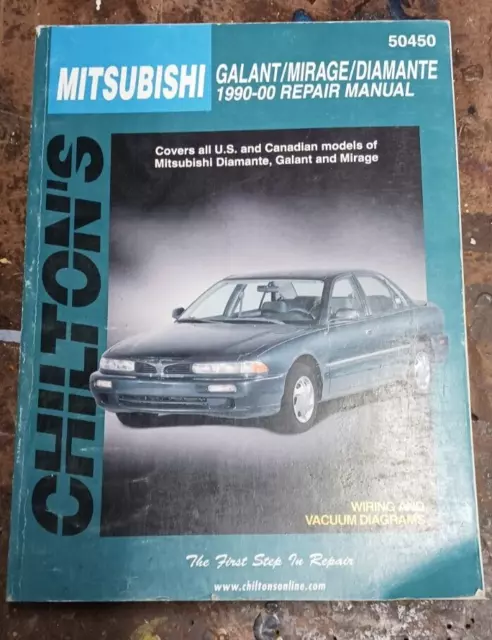 Chilton's repair manual Mitsubishi Mirage Diamante 1990-2000 #50450