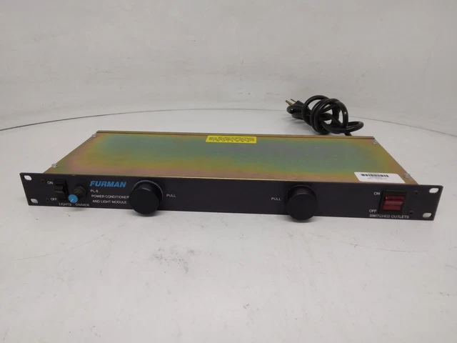 FURMAN PL-8 POWER Conditioner and Light Module 120V AC 15A 8-Outlet $55 ...