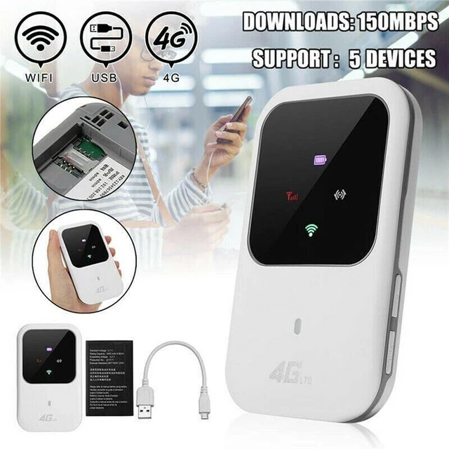 PORTABLE UNLOCKED 4G LTE Mobile Router Broadband WiFi Wireless MiFi