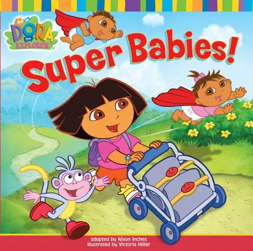 Super Babies! (Dora the Explorer) by Nickelodeon Paperback Book The Cheap Fast