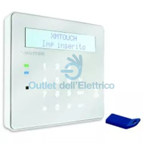 Hiltron XMTOUCHB Console Touch Couleur Blanc Avec Lecteur De Proximité Serie XM