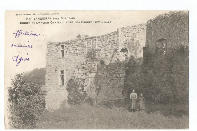33 Langoiran , Ruines De L' Ancien Chateau , Cote Des Gardes