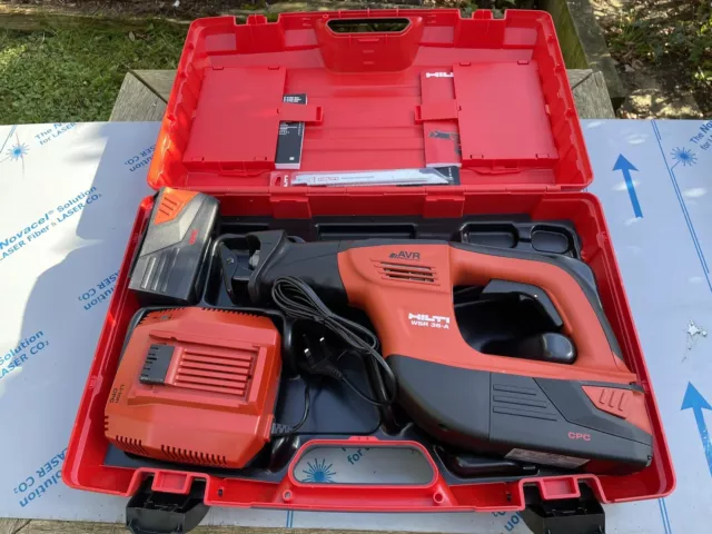 HILTI WSR 36-A Cordless Reciprocating Saw 36V  + TWO Batteries + Charger.