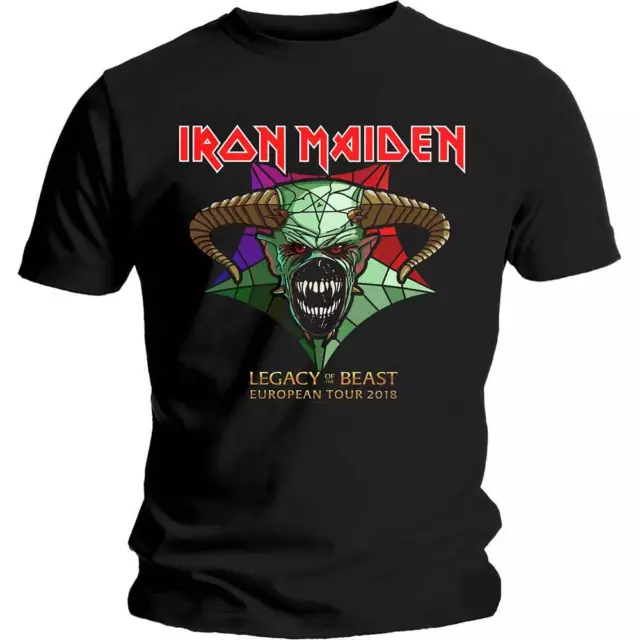 Iron Maiden Legacy Of The Beast Tour T-Shirt mit Rückendruck 2018 neu & offiziell 2