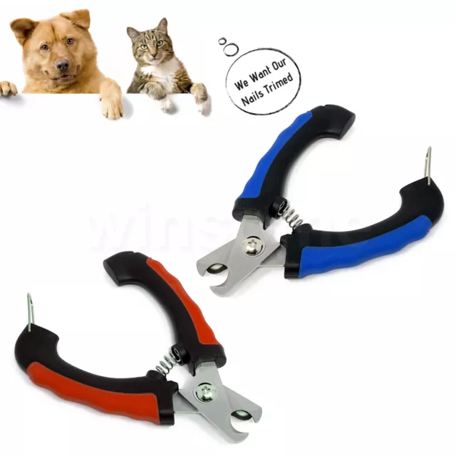 Pet Dog Nail Clippers Puppy Cat Claw Nail File Trimmer Scissors Grooming Cutter