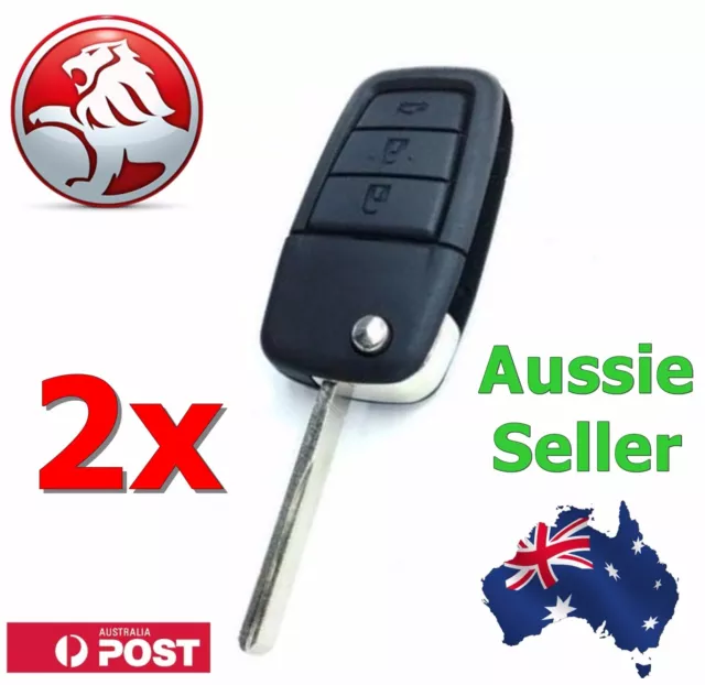 2x Holden Remote VE HOLDEN Commodore flipkey Compatible Remote Flip Key Shell