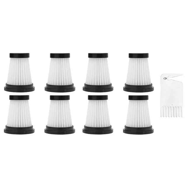 Fixbetter 6 pezzi filtro HEPA per MOOSOO K12, K12 Pro, K13 aspirapolvere cordless, per Genius Invictus One 1.0 X7, 2.0 Filtri di ricambio per aspirapolvere domestico Cleaning Sweeper
