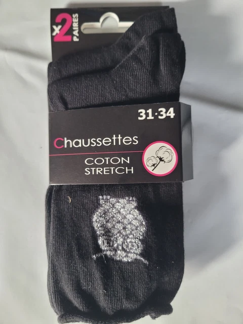 Lot Chaussettes Sport Femme - Coton Et élasthanne - Paquet Multiple
