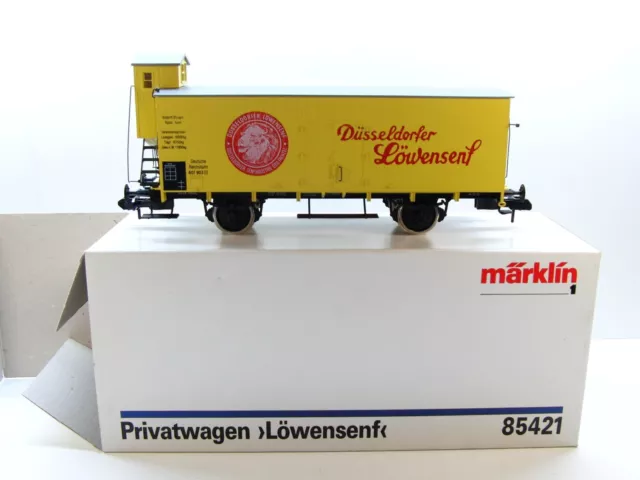 Märklin Spur 1, 85421 Privatwagen "Löwensenf", DRG, DC, NEU in OVP #30822