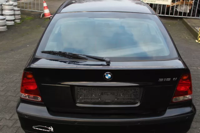 Heckklappe BMW 316ti compact E46 Farbe Saphire-schwarz-met (475) Limousine