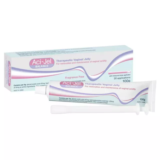 Aci-Jel Acijel Balance with Applicator restoring vaginal pH Bacterial Vaginosis