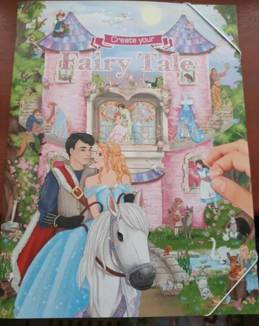 Create Your Fairy Tale sticker book Fairytale princess activity book DEPESCHE