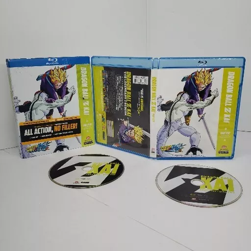 Dragon Ball Z Kai Part 5 Five Blu-Ray DBZ Anime Rare OOP