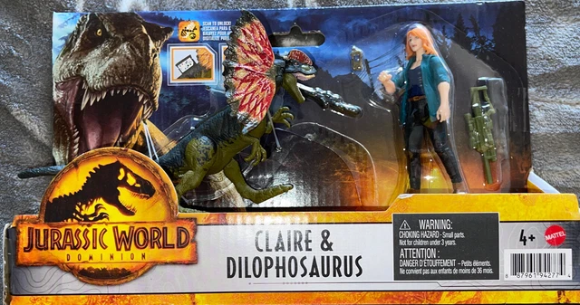 PACK DE FIGURINES dinosaures Mattel Jurassic World Dominion Claire and Dilophosaurus EUR 11,02 PACK DE FIGURINES dinosaures Mattel Jurassic World Dominion Claire and Dilophosaurus EUR 11,02