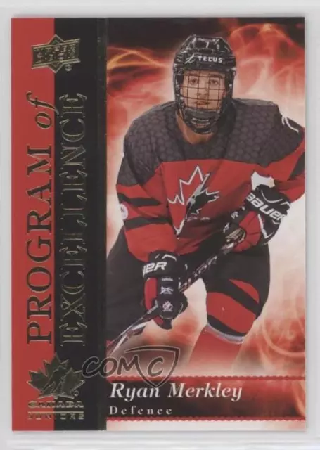 2018 Upper Deck Team Canada Juniors Program of Excellence Ryan Merkley #POE-9