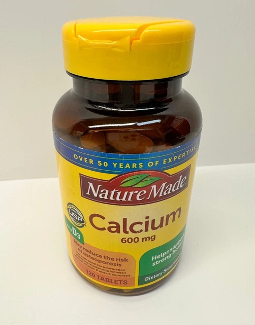 NATURE MADE CALCIUM 600mg with Vitamin D3 120 TabletsEXP04/2025 18