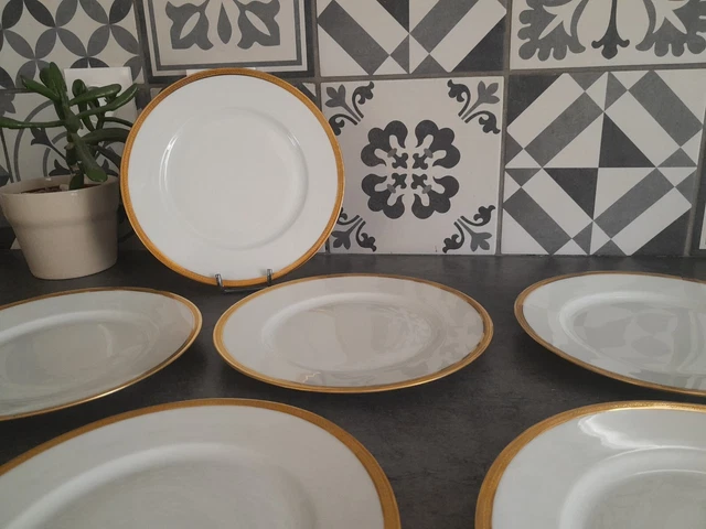 Rare assiette à gâteau Haviland Limoges Louveciennes vintage